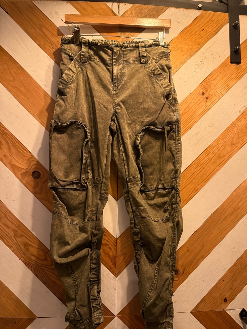 We The Free Olive Cargo Joggers